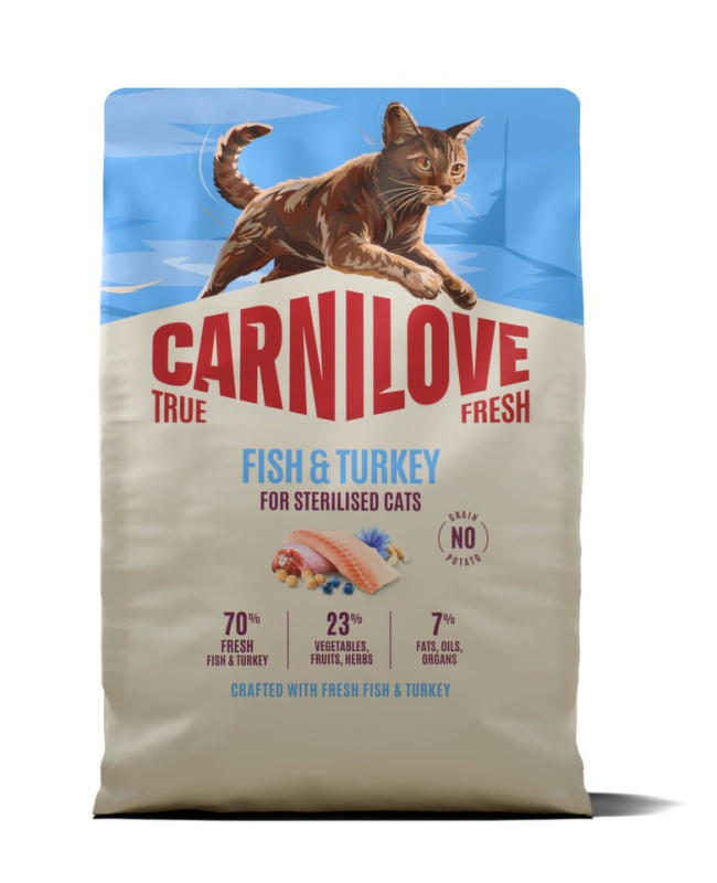 Carnilove True Fresh - granule pro kočky Carnilove Cat True Fresh Dry Fish&Turk.Ster.Ad.AB 2kg