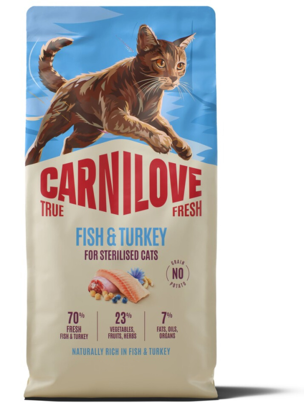 Carnilove True Fresh - granule pro kočky Carnilove Cat True Fresh Dry Fish&Turk.Ster.Ad.AB 6kg