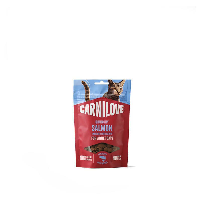 Carnilove Cat CRUNCHY Snack Salmon+Catnip  50g