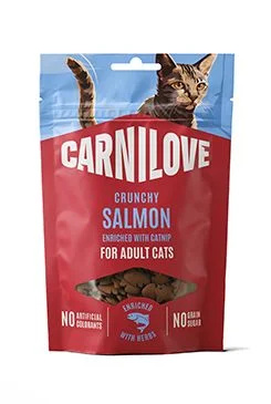 Carnilove Cat CRUNCHY Snack Salmon+Catnip  50g