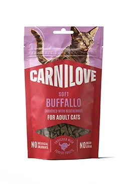 Carnilove Cat SOFT Snack Buffallo+Blueberries  50g