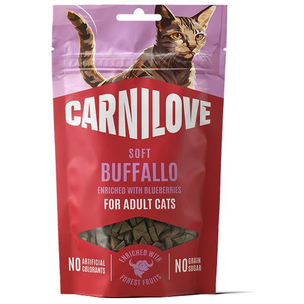 Carnilove Cat SOFT Snack Buffallo+Blueberries  50g