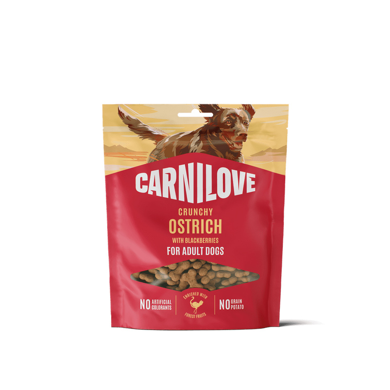 Carnilove Crunchy Snack 200g - Ostrich/Blackberries