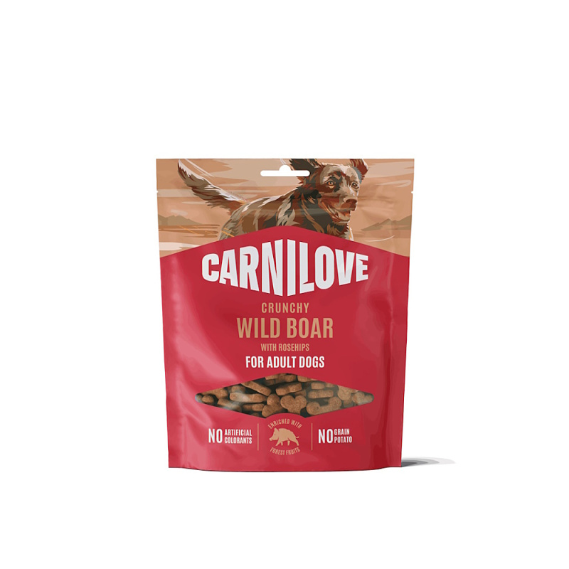 Carnilove Dog Crunchy Snack Wild Boar+Rosehips  200g