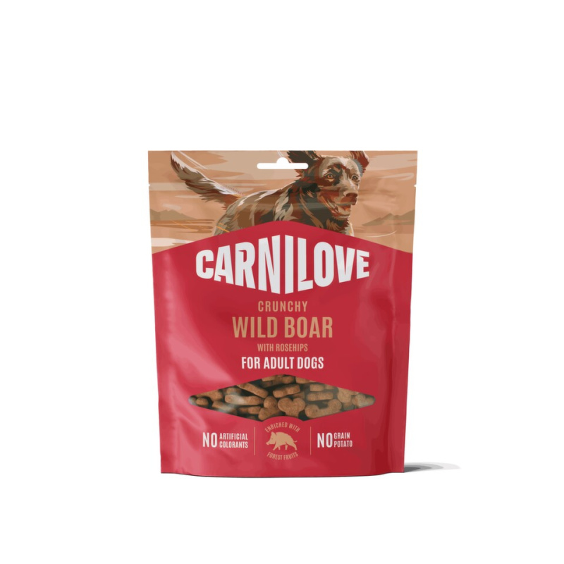 Carnilove Dog Crunchy Snack Wild Boar+Rosehips  200g