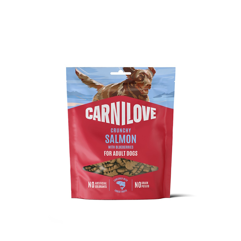 Carnilove Dog Crunchy Snack Salmon+Blueberries  200g