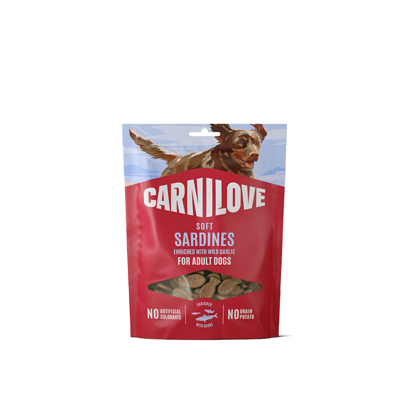 Carnilove Dog Soft Snack Sardines+Wild garlic  200g