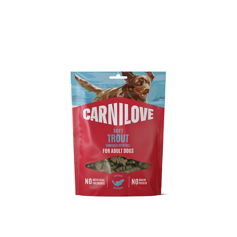 Carnilove Dog Soft Snack Trout+Dill  200g