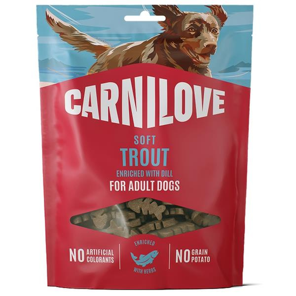 Carnilove Dog Soft Snack Trout+Dill  200g