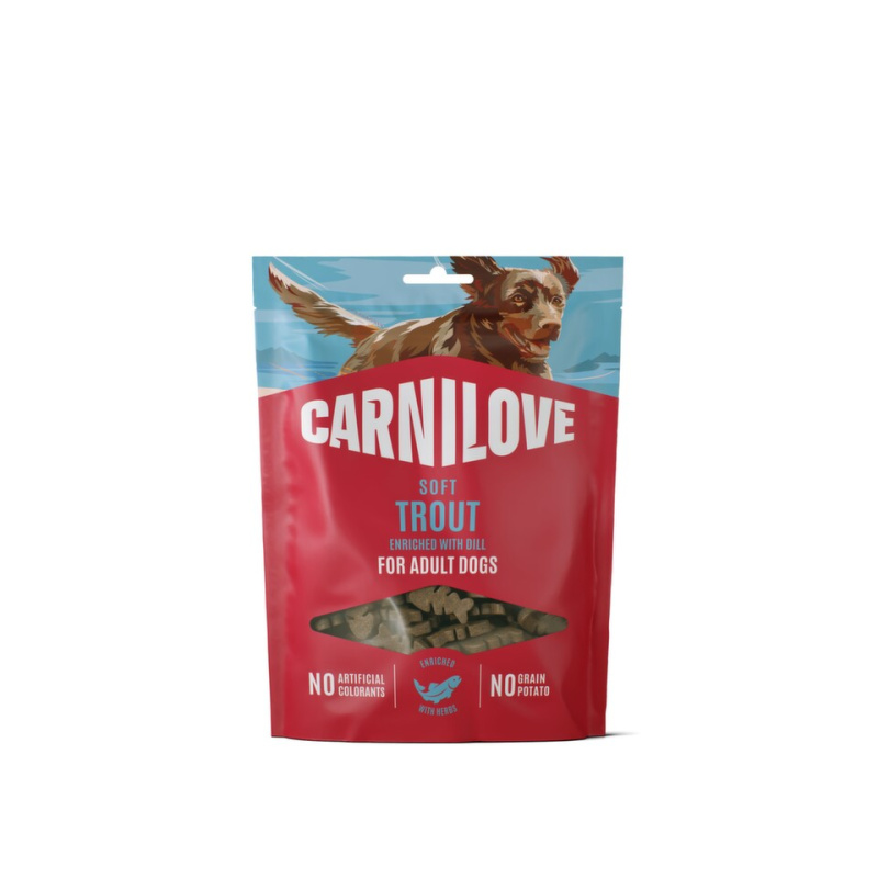 Carnilove Dog Soft Snack Trout+Dill  200g
