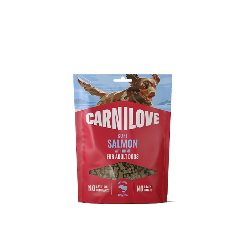 Carnilove Dog Soft Snack Salmon+Thyme small bite  200g