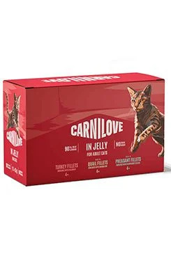 Carnilove Cat Pouch Jelly Multipack  12x85g