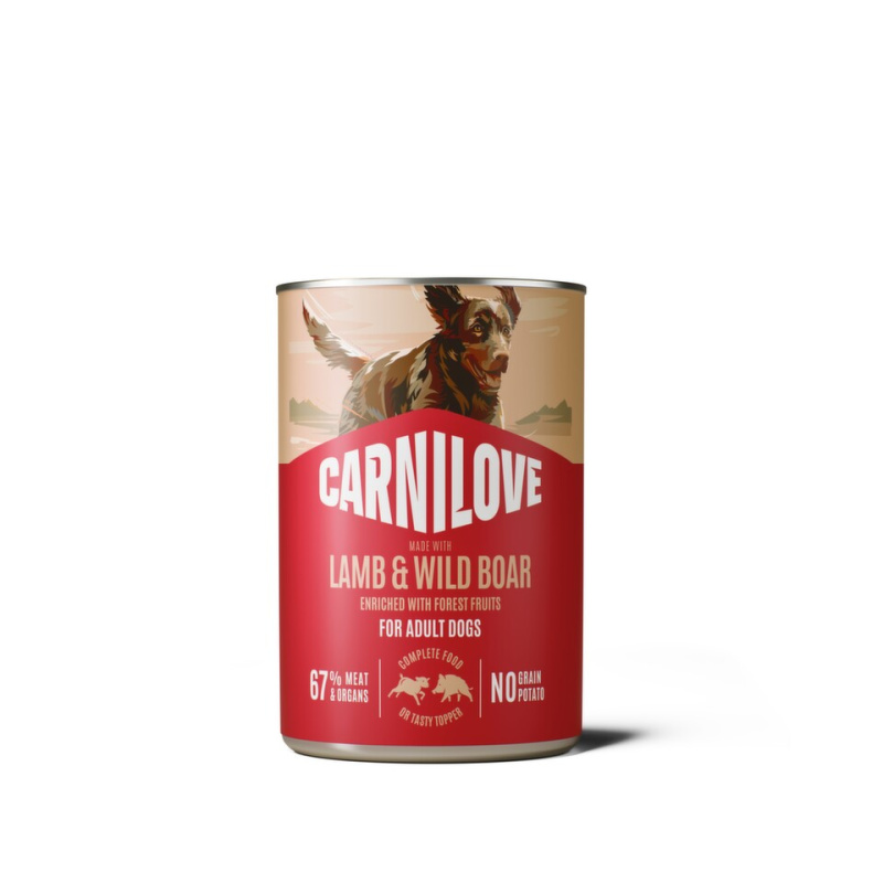CARNILOVE Dog CAN Paté Made with Lamb & Wild Boar 400 g