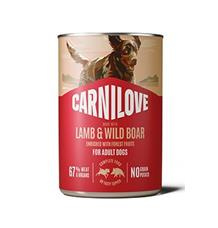 CARNILOVE Dog CAN Paté Made with Lamb & Wild Boar 400 g