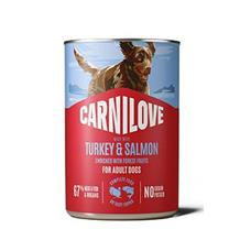 CARNILOVE Dog CAN paté Made with Turkey & Salmon 400 g