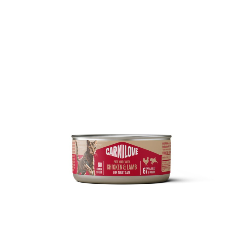Carnilove Cat Can Paté Chicken&Lamb  100g