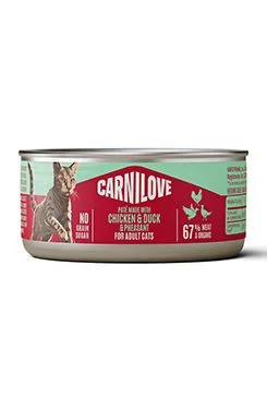 Carnilove Cat Can Paté Chicken,Duck&Pheasant  100g
