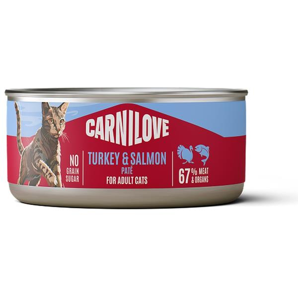Carnilove Cat Can Paté Turkey & Salmon  100g