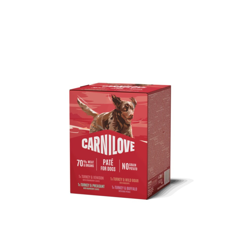 CARNILOVE Dog POUCH Paté MULTIPACK 4x300 g