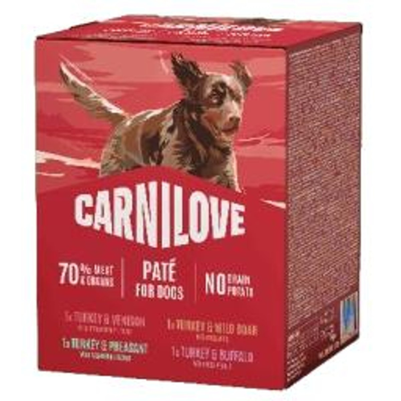 CARNILOVE Dog POUCH Paté MULTIPACK 4x300 g