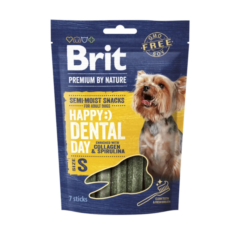 Brit Dentální pamlsky pro psy Premium by Nature Dog Dental Snacks S, 7 ks/140 g