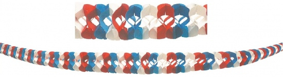 Girlanda v národních barvách, 1ks=230cm x 8cm, 2ks v balení Anděl Přerov s.r.o.