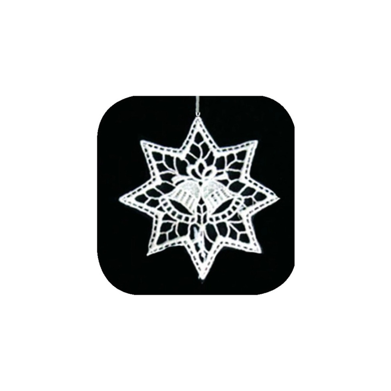 Anděl Přerov Zvonky k zavěšení háčkované ve hvězde 10 cm