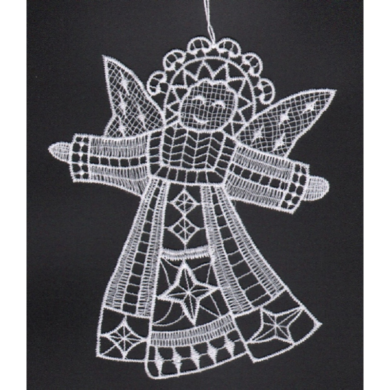 Háčkovaný anděl 16cm Anděl Přerov s.r.o.