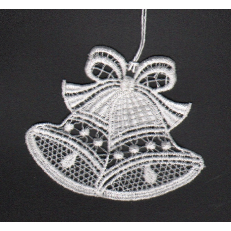 Háčkované zvony 8x7cm Anděl Přerov s.r.o.