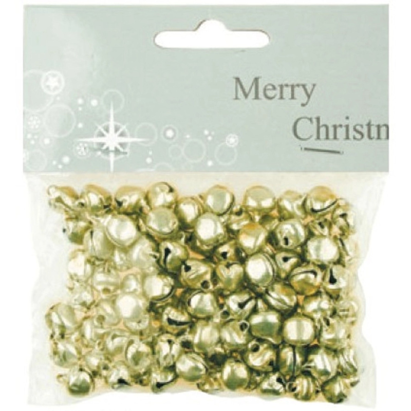 Rolničky zlaté 50 ks, 1 cm  Anděl Přerov s.r.o.