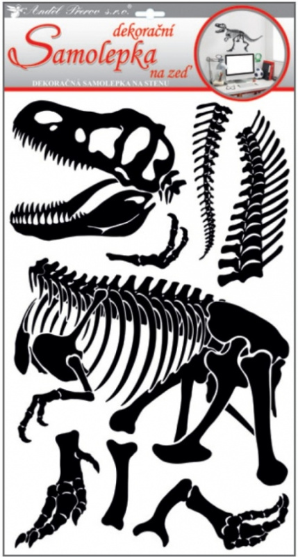 Samolepka na zeď dinosaurus 50 x 32 cm  Anděl Přerov s.r.o.