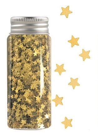 Konfety mini hvězdičky v tubě zlaté, 55 g  Anděl Přerov s.r.o.