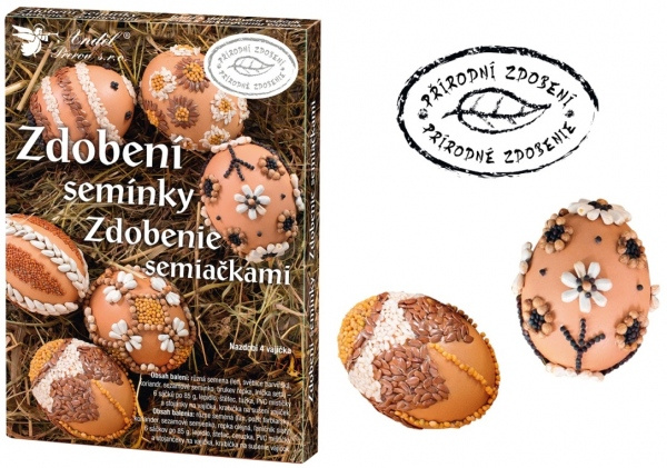 Sada k dekorování vajíček - zdobení semínky Anděl Přerov s.r.o.