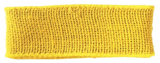 Stuha jutová žlutá šířka 6 cm, 2 m Anděl Přerov s.r.o.