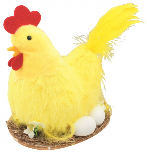 Slepička plyšová žlutá 19 cm Anděl Přerov s.r.o.