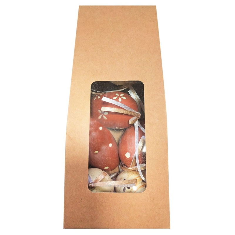 Vajíčka plastová na zavěšení 6 cm, 6 ks