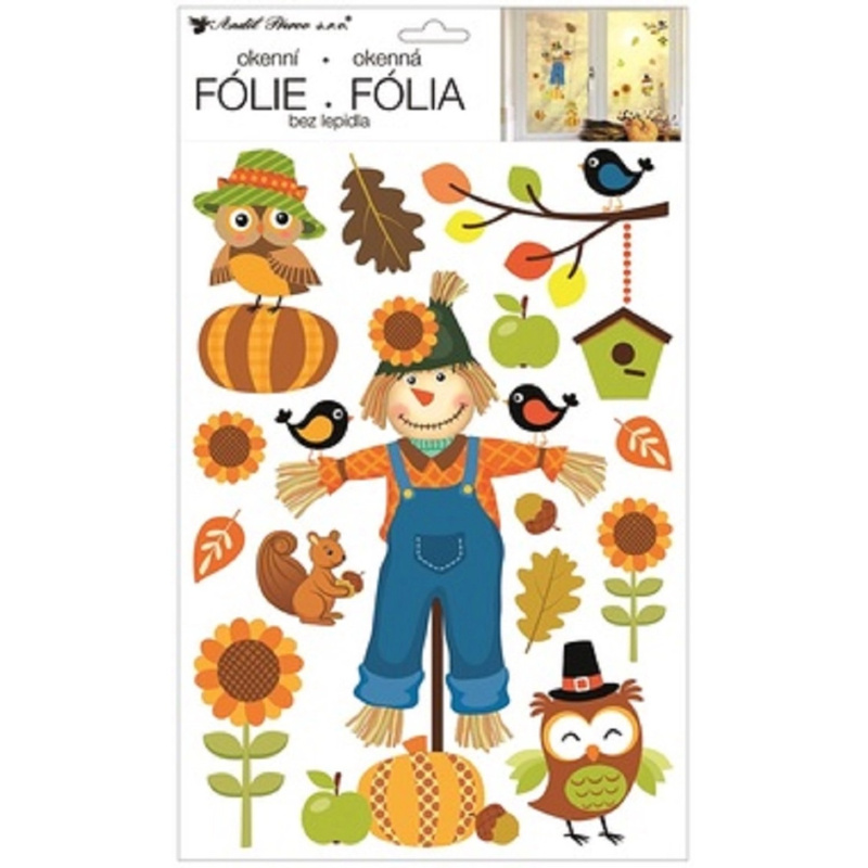 Okenní fólie 25x42 cm strašák Anděl Přerov s.r.o.