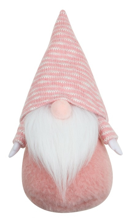 Skřítek na postavení 21 cm, růžový Anděl Přerov s.r.o.