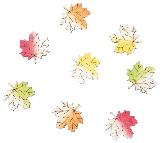 Listy dřevěné s lepíkem 3 cm, 8 ks  Anděl Přerov s.r.o.