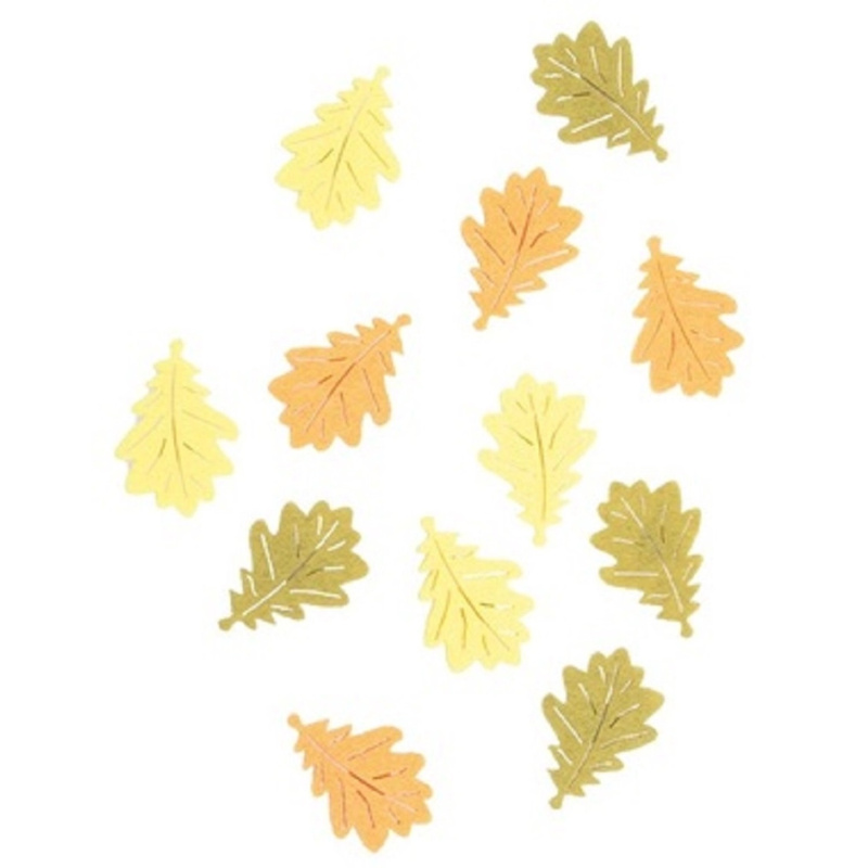 List z filcu s lepíkem 4 cm, 12 ks Anděl Přerov s.r.o.