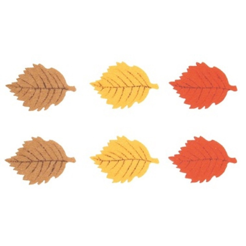 List z filcu na kolíčku 5 cm, 6 ks Anděl Přerov s.r.o.