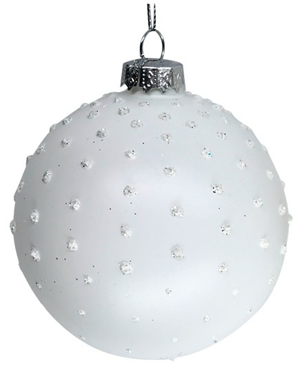 Sada skleněných baněk 8 cm, 4 ks v balení Anděl Přerov s.r.o.