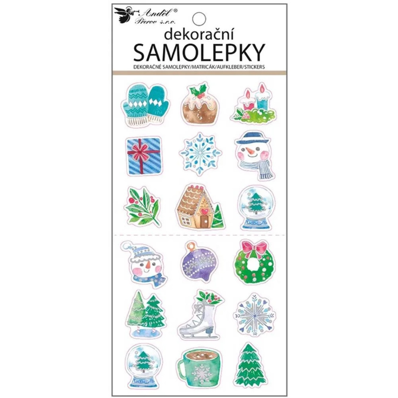 Samolepky s leskem 10 x 21 cm Anděl Přerov s.r.o.