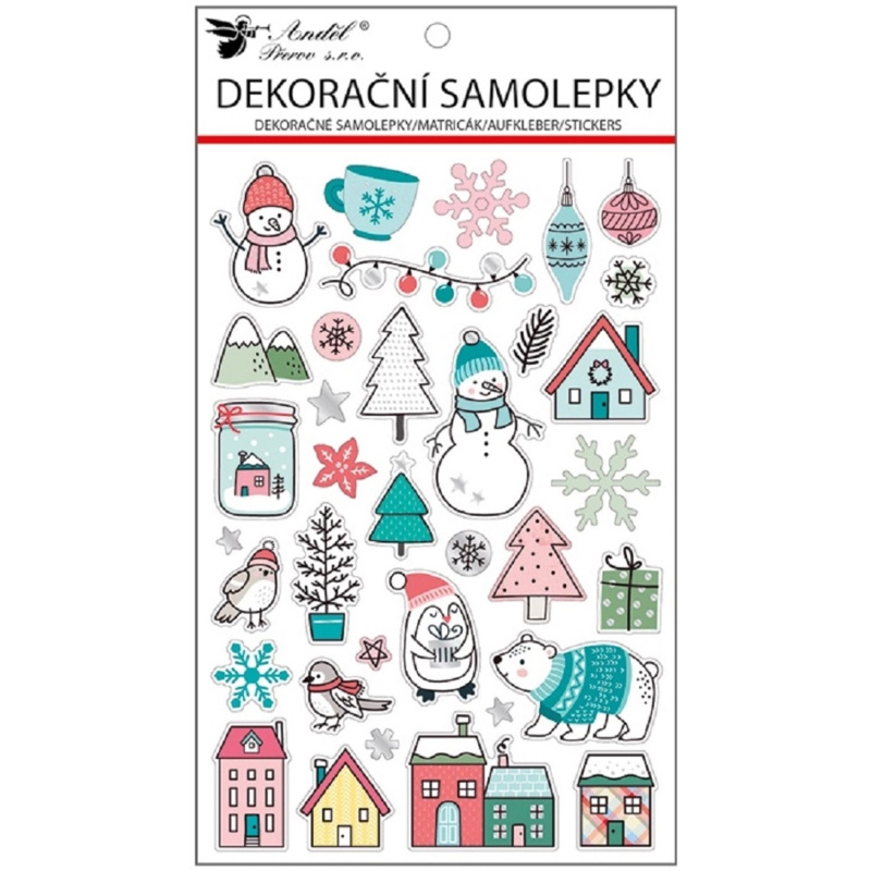 Samolepky textilní 14,5 x 25 cm Anděl Přerov s.r.o.