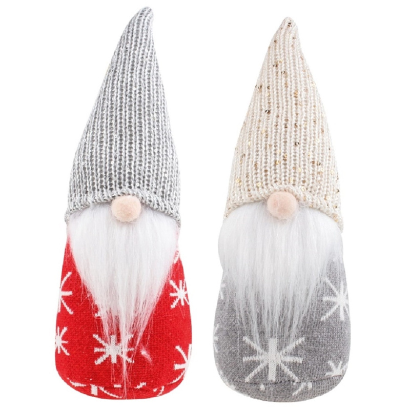 Skřítek na postavení s vločkami 25 cm Anděl Přerov s.r.o.