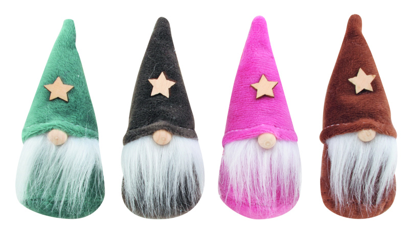 Skřítek na postavení s hvězdou 11 cm