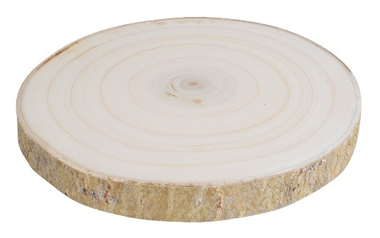 Dřevěný plátek oboustranně vyhlazený, topol 14-16 cm Anděl Přerov s.r.o.