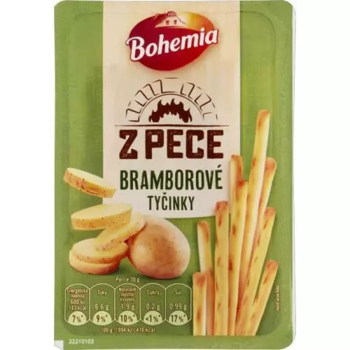 Bohemia tyčinky - bramborové, 80 g