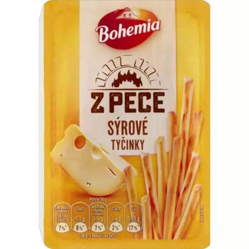 Bohemia tyčinky - sýrové, 100 g