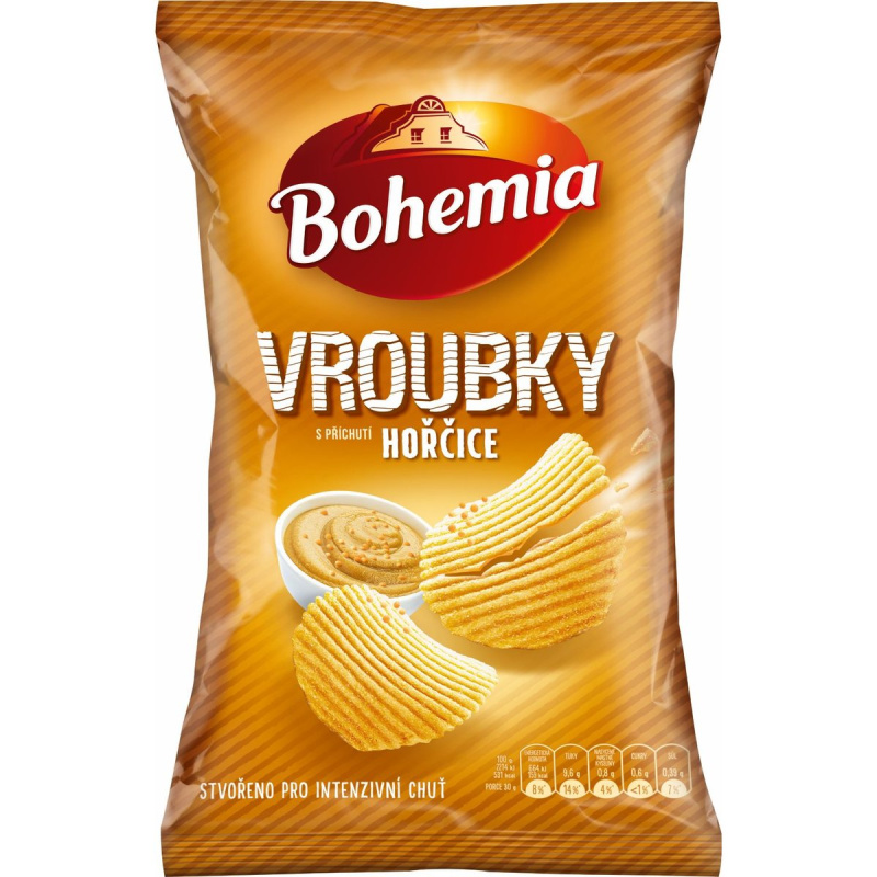Bohemia Vroubky hořčice